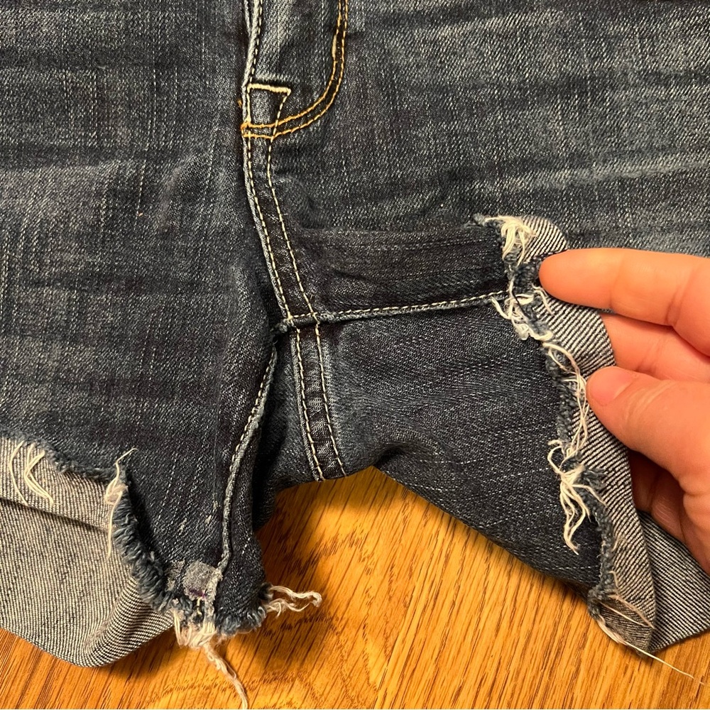 American Eagle Outfitters Dark Grayish blue  Jean Shorts - Picture 5 of 13